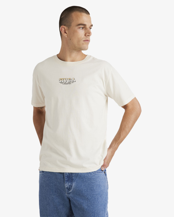 0 Race Day - T-shirt à manches courtes pour Homme Blanc UVYZT00905 RVCA