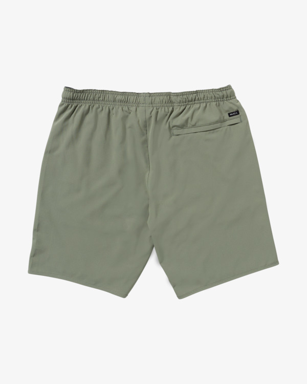 1 VA Sport Yogger Stretch 17" - Performance Shorts for Men Green V201TRYS RVCA