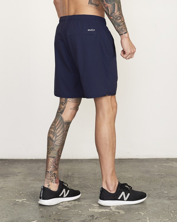 5 VA Sport Yogger Stretch 17" - Performance Shorts for Men Blue V201TRYS RVCA