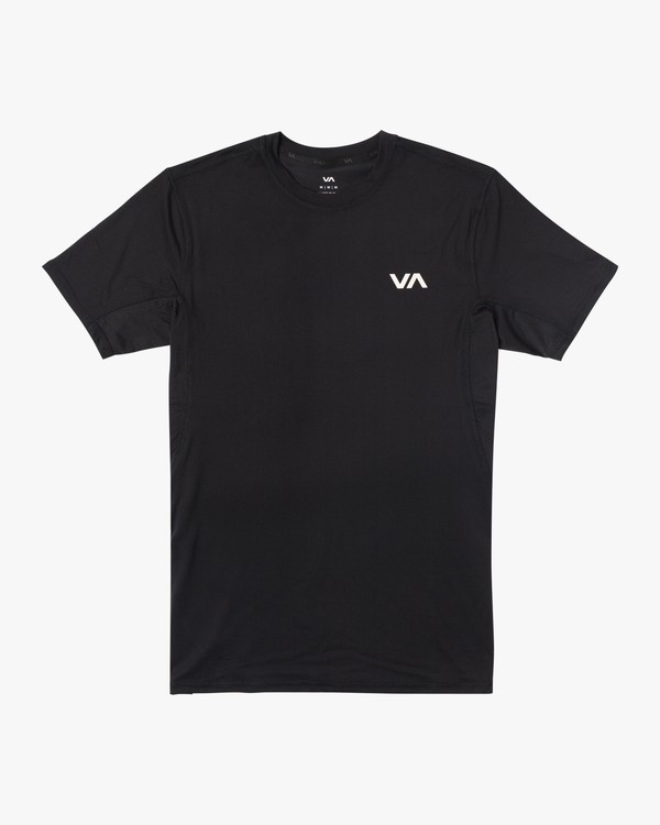 2 VA Sport Vent - Short Sleeve Top for Men Black V9021RSV RVCA