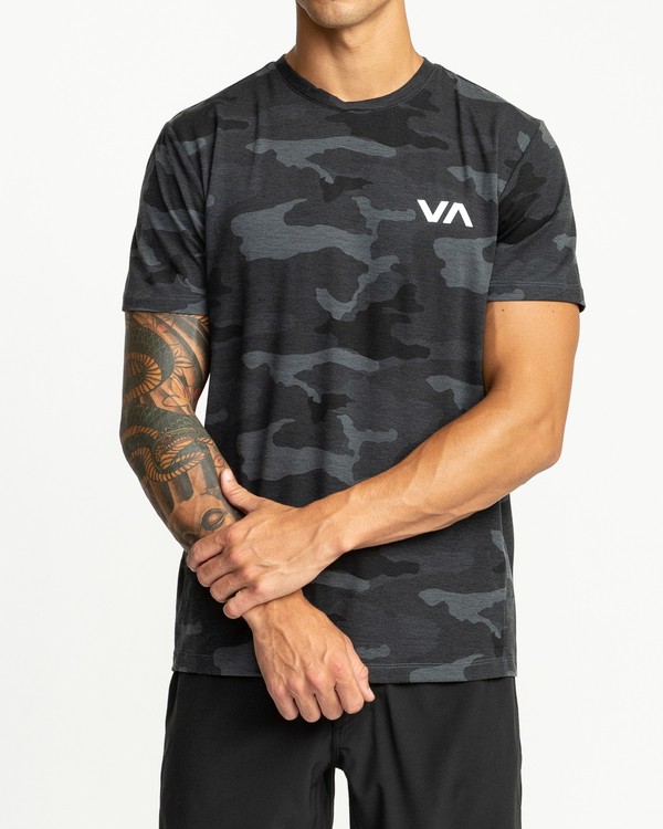 13 VA Sport Vent - Short Sleeve Top for Men Brown V9021RSV RVCA