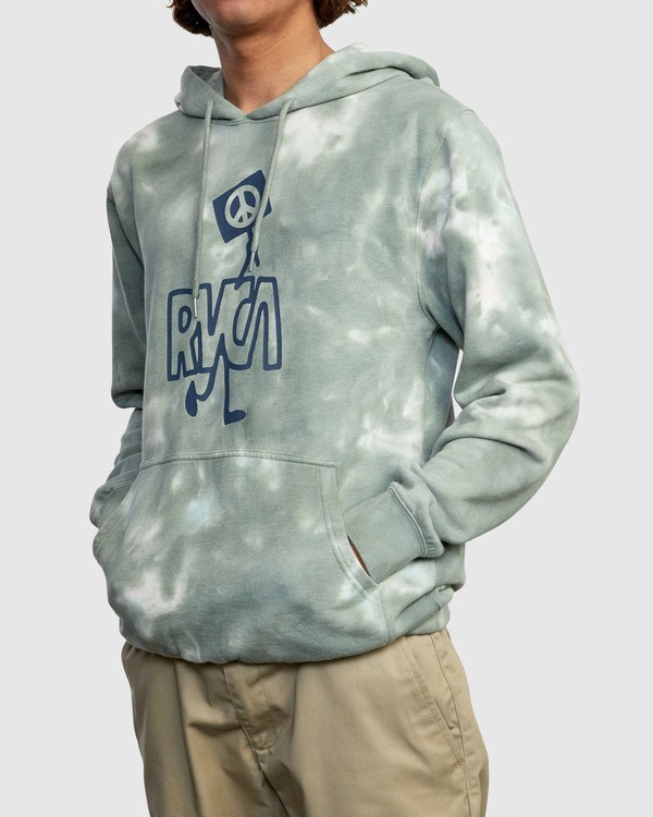 4 Nearby Tie Dye - Sweat à capuche pour Homme  W1HORMRVP1 RVCA