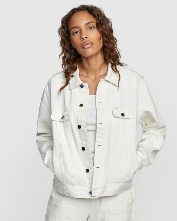 7 Neutral Hemp - Cropped Jacket  W1JKRDRVP1 RVCA