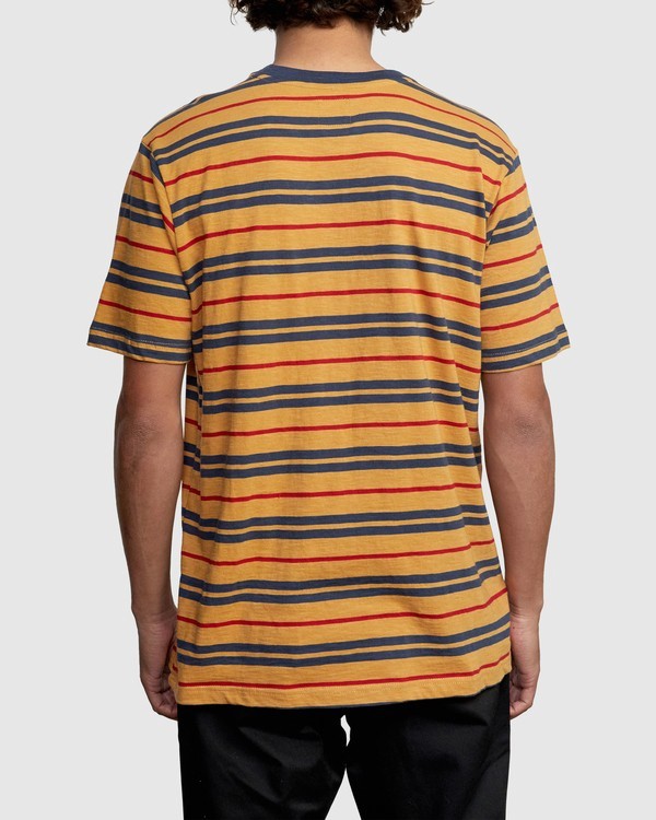 2 Capistrano Stripe - T-Shirt for Men  W1KTRARVP1 RVCA