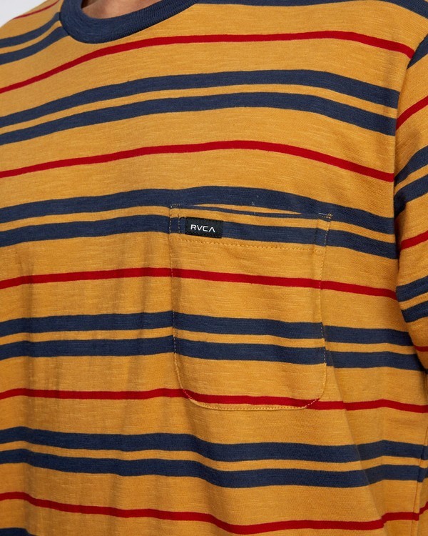 3 Capistrano Stripe - T-Shirt for Men  W1KTRARVP1 RVCA