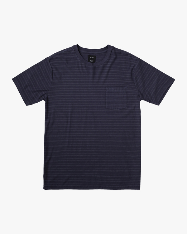 0 Texture Stripe - Camiseta para Hombre Azul W1KTRDRVP1 RVCA
