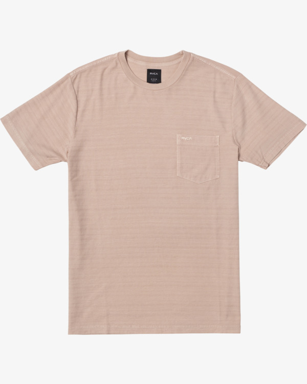 0 Texture Stripe - T-Shirt for Men Gray W1KTRDRVP1 RVCA
