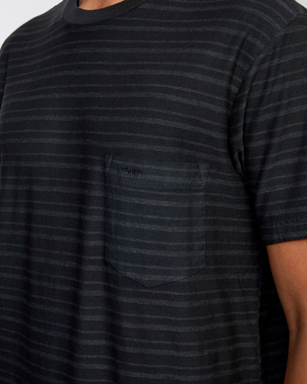 3 Texture Stripe - T-Shirt for Men  W1KTRDRVP1 RVCA