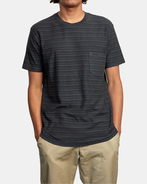 1 Texture Stripe - T-Shirt for Men  W1KTRDRVP1 RVCA