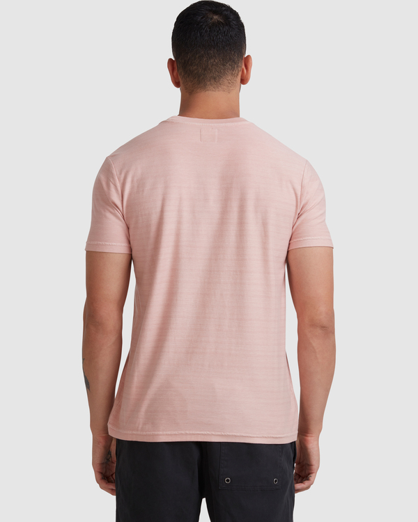 2 Texture Stripe - T-Shirt for Men Gray W1KTRDRVP1 RVCA
