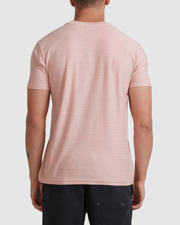 9 Texture Stripe - T-Shirt for Men Gray W1KTRDRVP1 RVCA