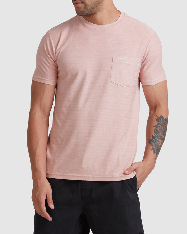 7 Texture Stripe - T-Shirt for Men Gray W1KTRDRVP1 RVCA