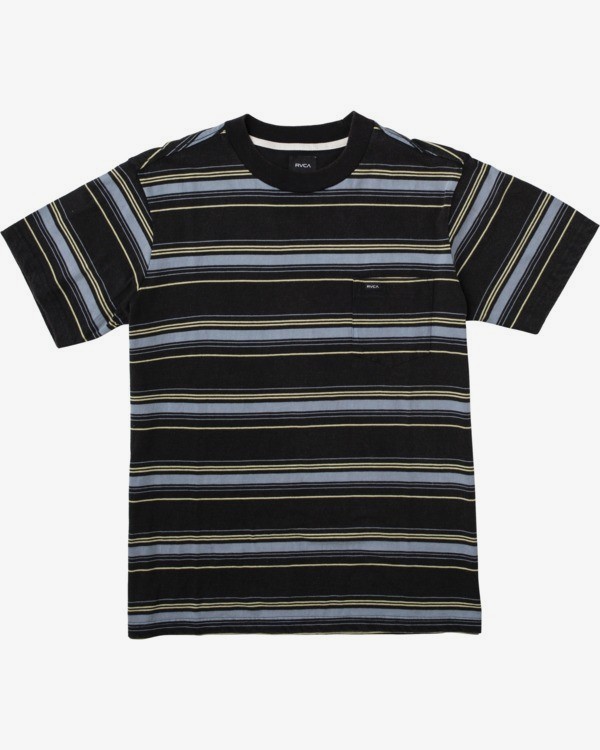 0 Bez Stripe - T-Shirt for Men Black W1KTRJRVP1 RVCA