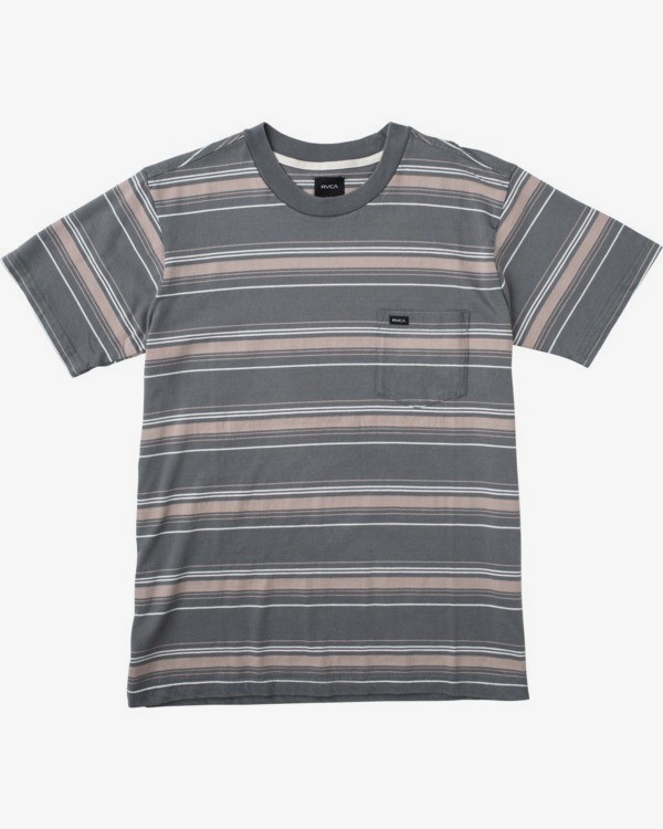 0 Bez Stripe - T-Shirt for Men  W1KTRJRVP1 RVCA