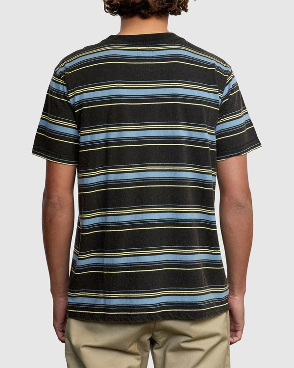 2 Bez Stripe - T-Shirt for Men Black W1KTRJRVP1 RVCA