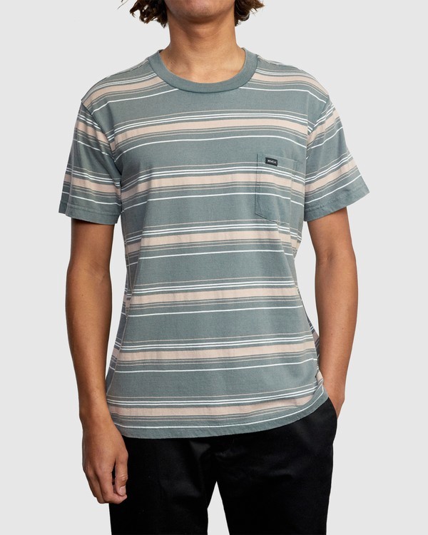 1 Bez Stripe - T-Shirt for Men  W1KTRJRVP1 RVCA