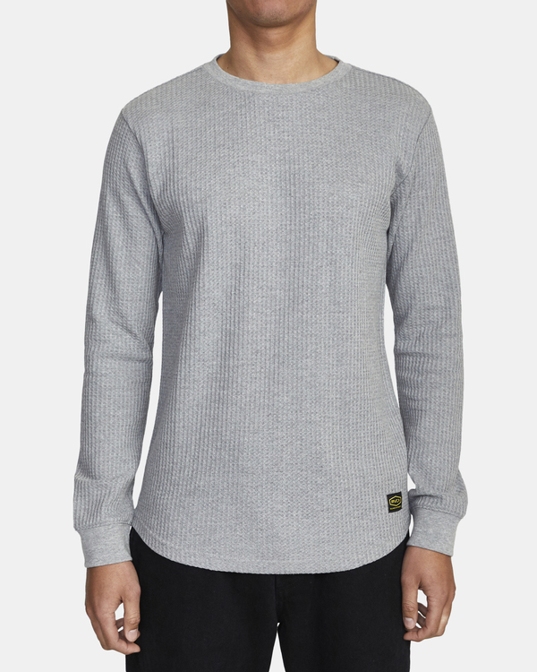 9 Recession Day Shift - Haut thermique manches longues pour Homme Gris W1KTRKRVP1 RVCA
