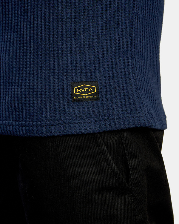 5 Recession Collection Day Shift - Long Sleeve Thermal Top for Men Blue W1KTSKRVMU RVCA