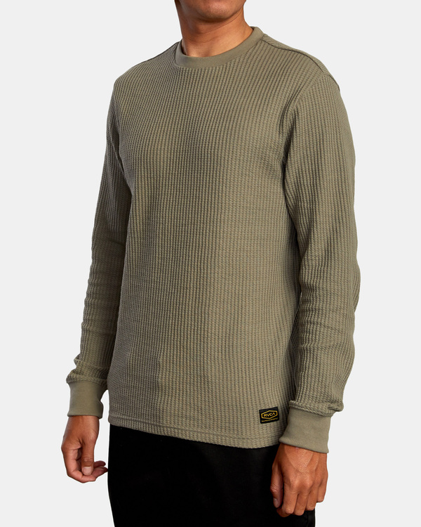 3 Recession Collection Day Shift - maglia termica a maniche lunghe da uomo  W1KTSKRVMU RVCA