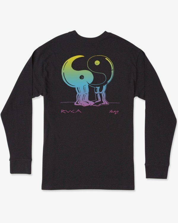 1 Yinyang Friends - Long Sleeve T-Shirt for Men  W1LSRDRVP1 RVCA