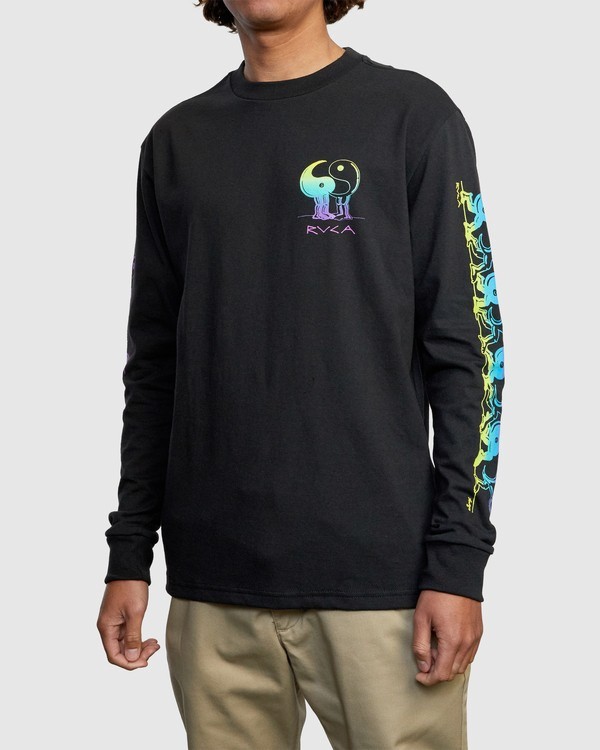 5 Yinyang Friends - Long Sleeve T-Shirt for Men  W1LSRDRVP1 RVCA