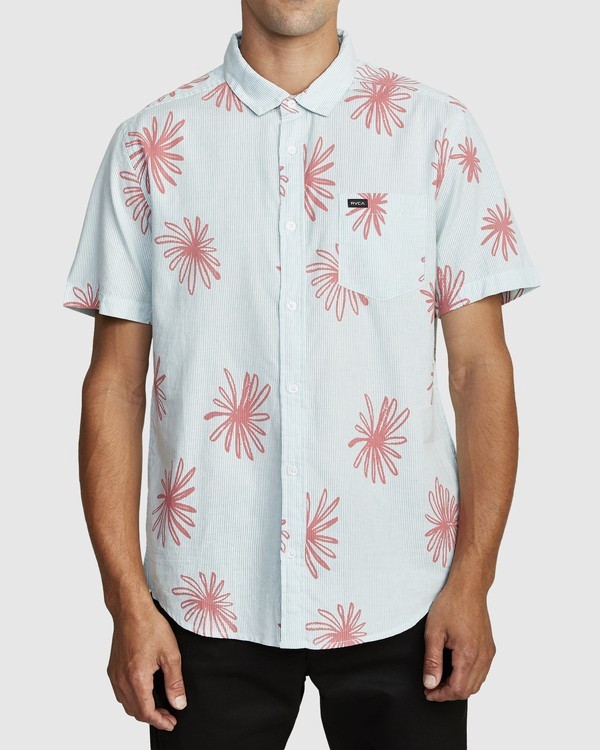0 Whirls - Kurzärmliges Hemd für Männer Rosa W1SHIARVP1 RVCA