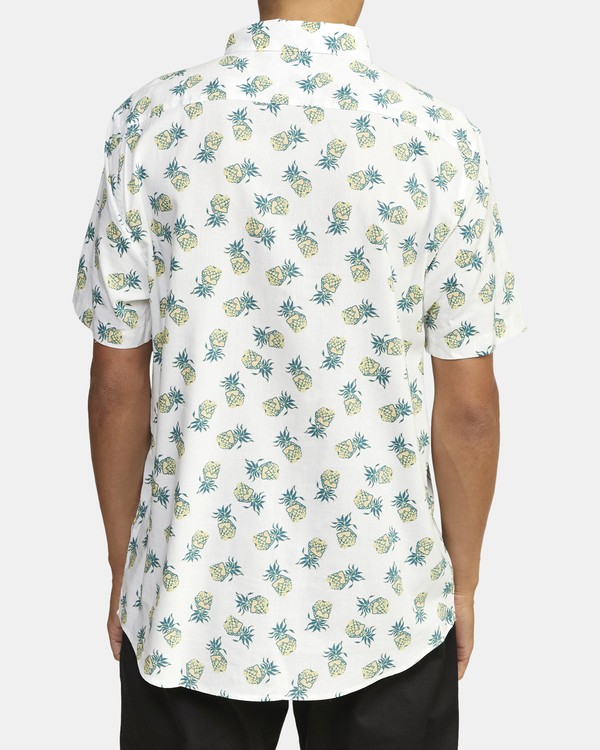 3 ANP Dmote Reflections - Camisa de manga corta para Hombre  W1SHICRVP1 RVCA