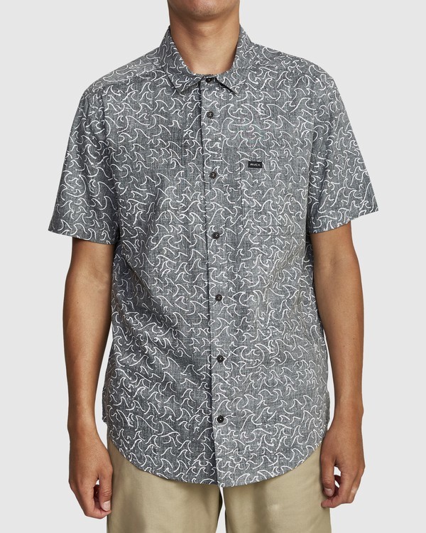 1 Oblow Waves - Chemise manches courtes pour Homme  W1SHIDRVP1 RVCA
