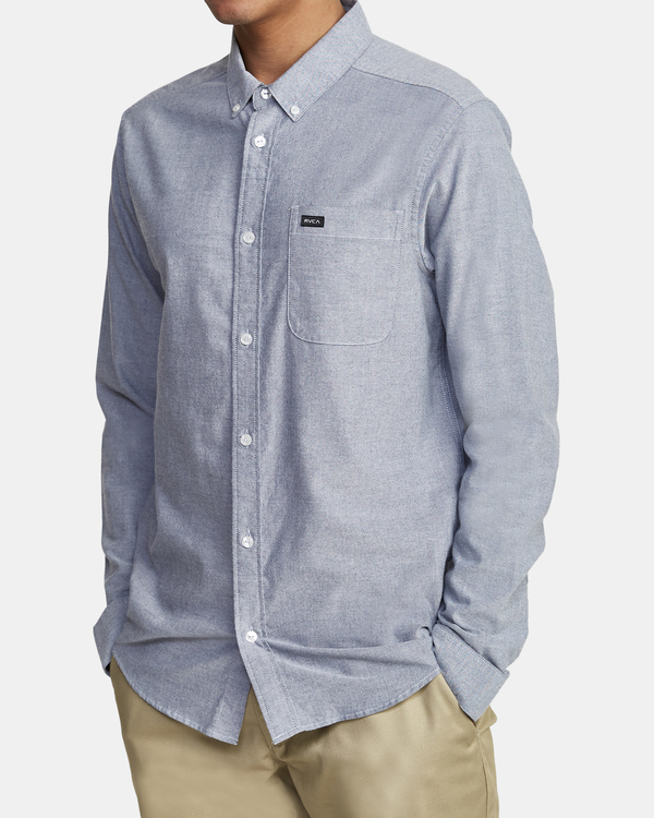 9 That'll Do Stretch - Long Sleeve Shirt for Men  W1SHRIRVP1 RVCA