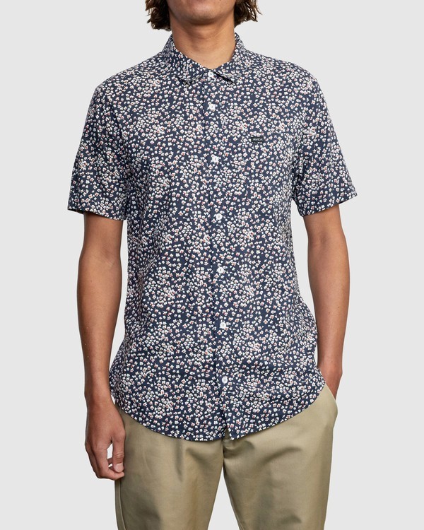 7 Bang On - Short Sleeve Shirt for Men  W1SHRQRVP1 RVCA