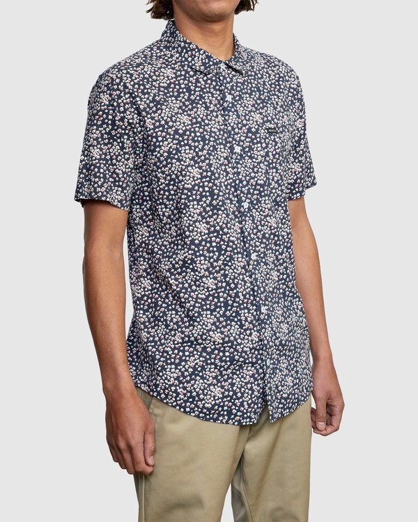 6 Bang On - Short Sleeve Shirt for Men  W1SHRQRVP1 RVCA