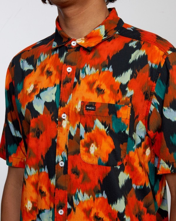 4 Wonder Floral - Short Sleeve Shirt for Men  W1SHSCRVP1 RVCA
