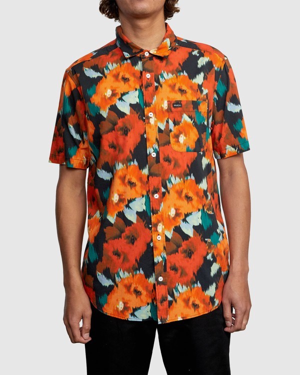 2 Wonder Floral - Short Sleeve Shirt for Men  W1SHSCRVP1 RVCA