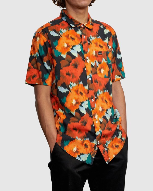6 Wonder Floral - Short Sleeve Shirt for Men  W1SHSCRVP1 RVCA