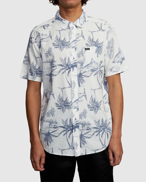 2 Panic Point - Short Sleeve Shirt for Men  W1SHSERVP1 RVCA