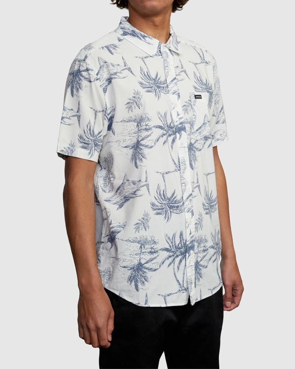 6 Panic Point - Short Sleeve Shirt for Men  W1SHSERVP1 RVCA