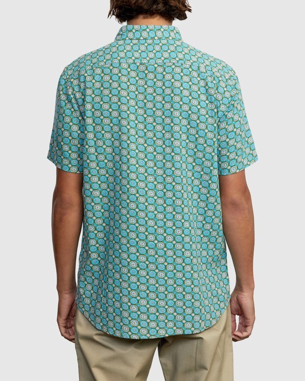 3 Vanner Gauze - Camisa de manga corta para Hombre  W1SHSIRVP1 RVCA