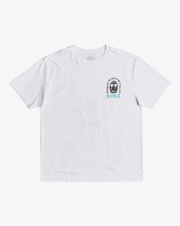 1 Superblast Chaos - T-shirt pour Homme Blanc W1SSRERVP1 RVCA