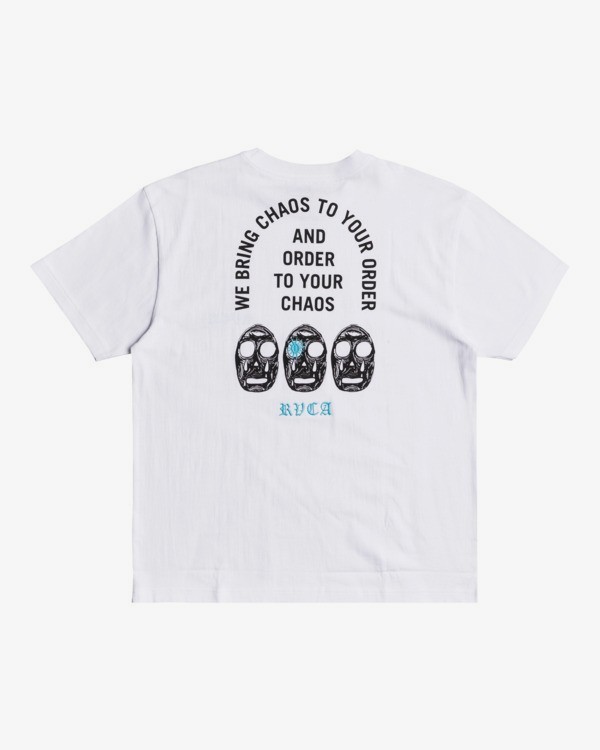 0 Superblast Chaos - T-shirt pour Homme Blanc W1SSRERVP1 RVCA