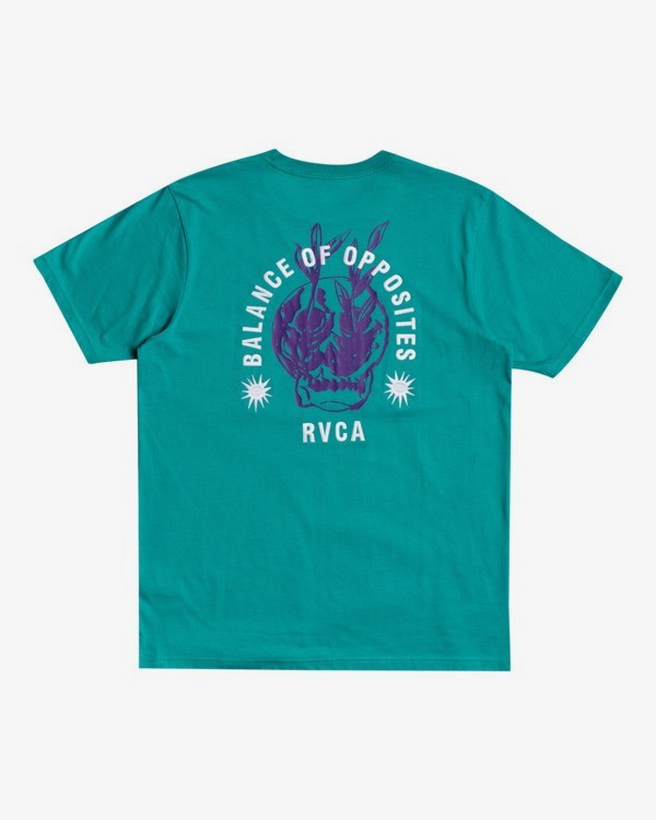 0 Superblast RVCA Balance - T-shirt pour Homme Bleu W1SSRORVP1 RVCA