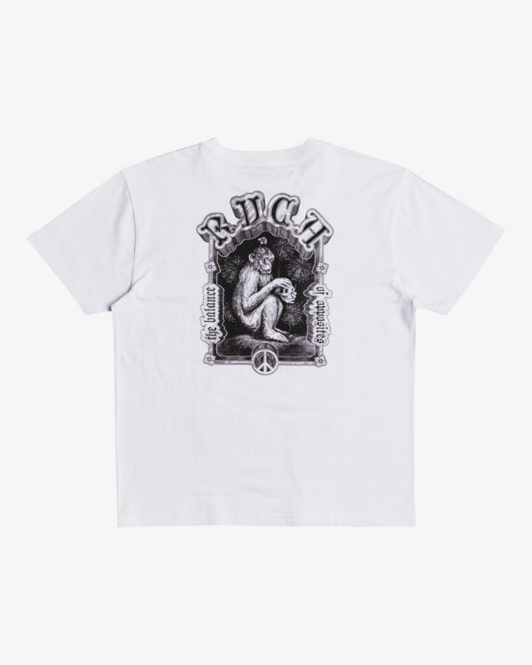 0 Benjamin Jeanjean The Monkey - T-Shirt for Men White W1SSRQRVP1 RVCA