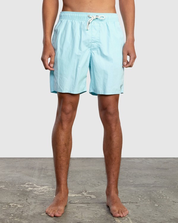 1 Opposites 17" - Elasticated Shorts for Men White W1VORBRVP1 RVCA
