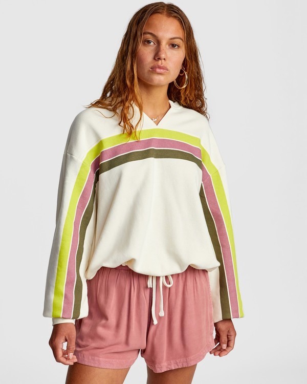 0 Mambo - Sudadera ligeramente corta para Mujer  W3FLRARVP1 RVCA