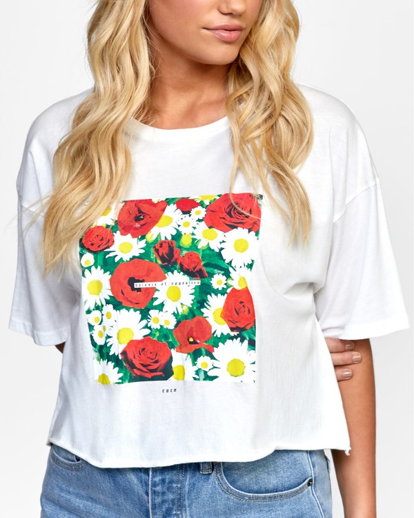 2 Super Bloom - T-shirt court pour Femme  W3SSIDRVP1 RVCA