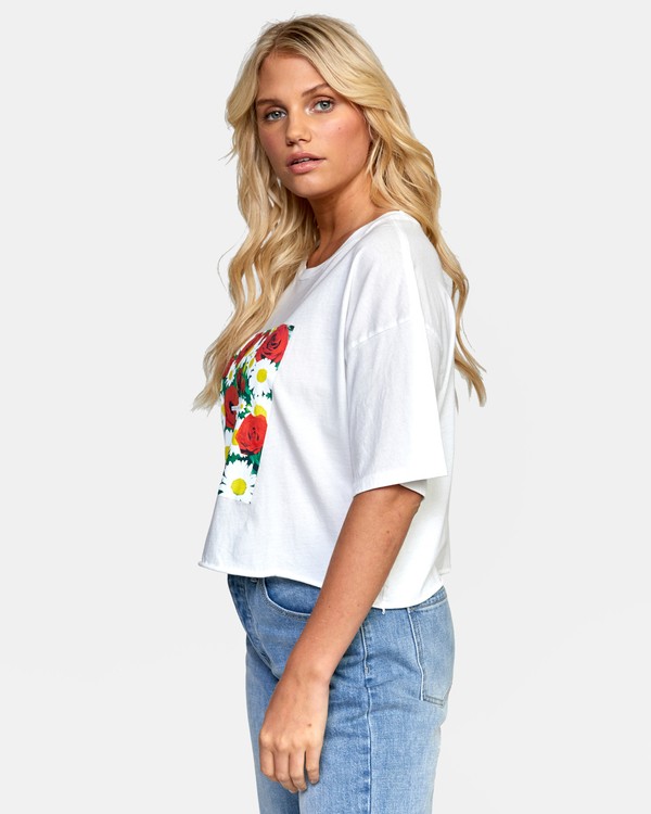 4 Super Bloom - T-shirt court pour Femme  W3SSIDRVP1 RVCA