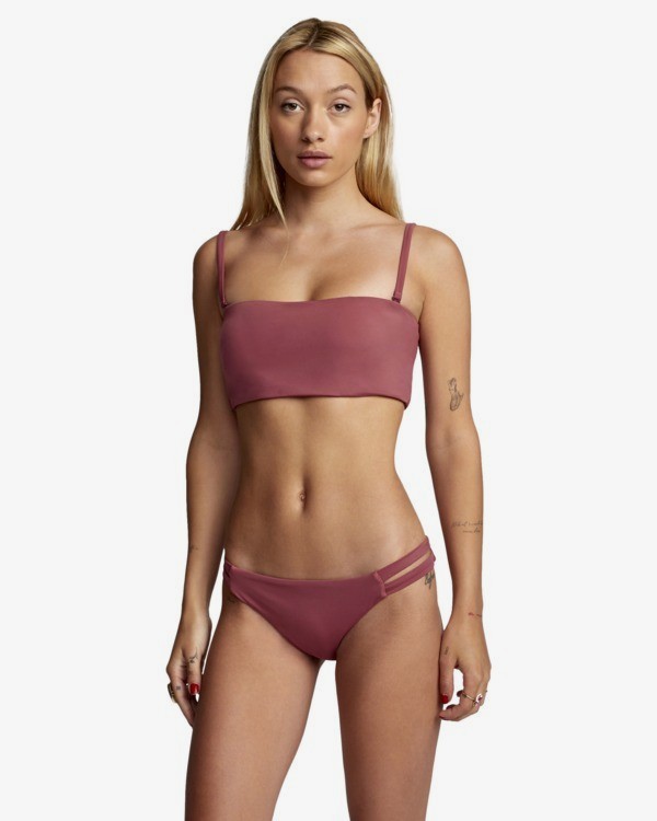 1 Solid Bandeau - Haut de bikini pour Femme Violet W3STRMRVP1 RVCA