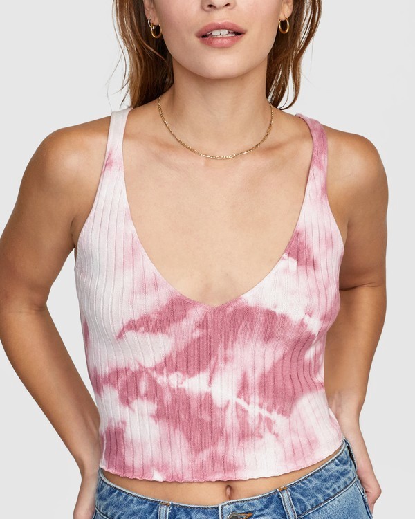 2 Captured - Rib Knit Vest Top for Women  W3TPRLRVP1 RVCA