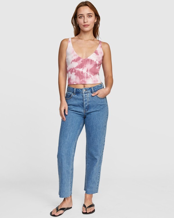 3 Captured - Rib Knit Vest Top for Women  W3TPRLRVP1 RVCA
