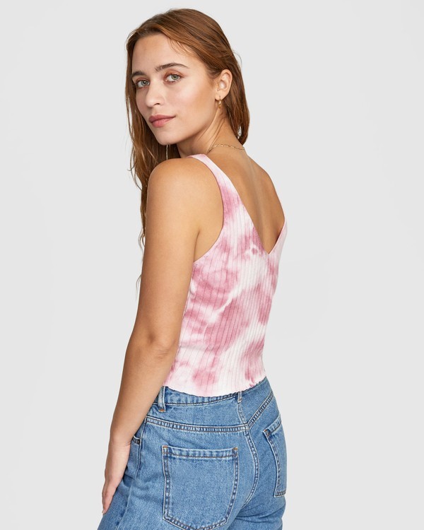 6 Captured - Rib Knit Vest Top for Women  W3TPRLRVP1 RVCA