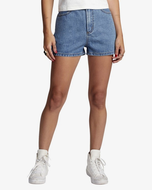 0 Azalea - High Waist Shorts for Women Blue W3WKRBRVP1 RVCA